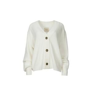 NEW HARRIS TAPPER lang cardigan in ivory